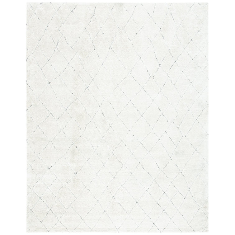 Martha Stewart Rugs Geometric Light Gray/White Area Rug & Reviews Wayfair